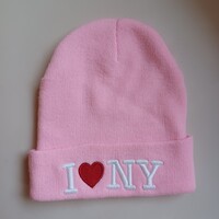 Kötött dupla falú sapka- lány, női