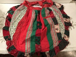 KARÁCSONYI KÖTÉNY - KÉZIMUNKA - 51 x 42 cm + FODOR - 6 cm - PAMUT - OSZTRÁK - HIBÁTLAN