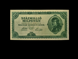 100.000.000 - százmillió milpengő - Infláció sor 17. tagja (Hajtatlan!)