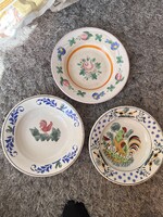 Régi hollóházi, wilhelmsburg, wilhelmsburgi fali tányérok egyben