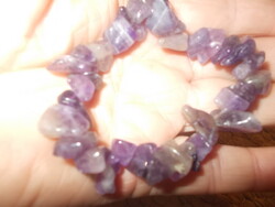 Extra nagy szemü VALÓDI AMETISZT karkötő