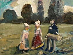 Schéner Mihály (1923-2009): Kirándulás a réten