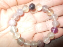 Extra gömb szemü VALÓDI AMETISZT karkötő