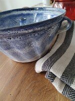 Mázas cserép,- kuglóf forma  - vintage jelleggel