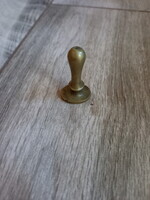 Szép antik réz pecsétnyomó (3,9x2,2 cm)