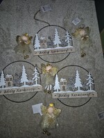 Karácsonyi dekoráció ajtókopogtató