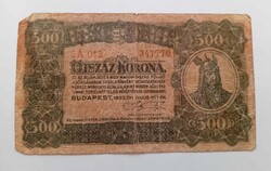 500 Korona  1923 / G - Nyomdahely nélküli