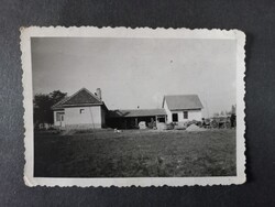 Régi fotó Épülő ház Monoron 1940-es évek