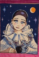 Pierrot gobelin kép (M5885)