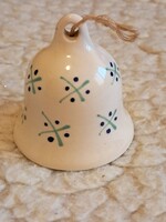 (T4) Ritka,jelzett kerámia, porcelán csengő!