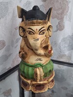 Ganesha, Ganesa szobor fából, 28,5 cm