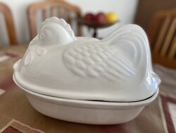 Fehér porcelán sütőtál