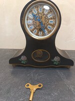 Német kandalló óra  szép állapotban.