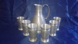 Ón boroskancsó , 6 db pohárral