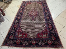 Iráni hamadan 151x275 nomád kézi  teveszőr-gyapjú perzsa szőnyeg FZ112