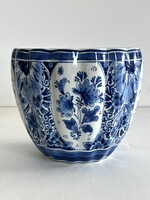 Ritka, vintage Delft holland porcelán virágtartó, kaspó