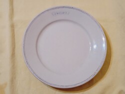 Tányér 07 - Zsolnay Utasellátó lapostányér retro porcelán