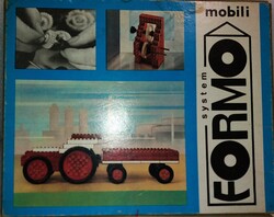 1970'S .GDR DDR NDK Keletnémet VEB Gothaer Kunststoffverarbeitung FORMO MOBILI építőjáték dobozával