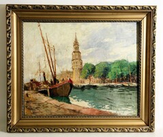 Gimes Lajos - Rotterdami kikötő