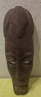 Antik afrikai faragott fa maszk