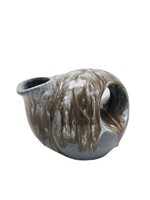 Vintage, kék színű, francia design kerámia váza - 50428