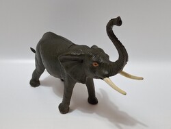 Műanyag játék elefánt 1987, 23 cm