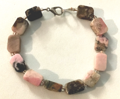 Argentin Rodokrozit ásvány karkötő