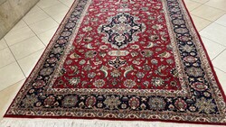 4129 SZIGNÓZOTT Hindu Tabríz kézi gyapjú perzsa szőnyeg 200X300CM