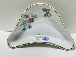 NEW! Hollóházi Hydrangea Pattern Bone China Bowl