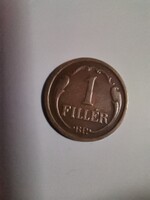 1 fillér 1936 szép állapotban.
