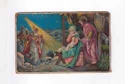 KV:44 Antik Karácsonyi vallásos képeslap