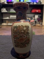 Kínai porcelán tűzzománc váza kicsi