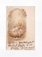 KV:44 Antik Karácsonyi vallásos képeslap