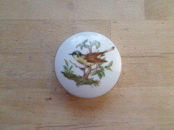 AK Kaiser porcelán kis ékszertartó szelence madárkás mintával