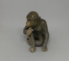 Nápoly porcelán majom!