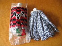 Kockás, szalagos olasz felmosó mop