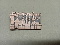 Régi, jelvény, kitűző VANA TALLINN ---5---