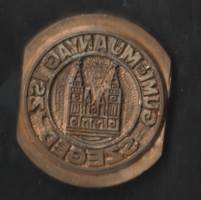 Gumi Műanyag ISZ. Szeged fém pecsétnyomó.