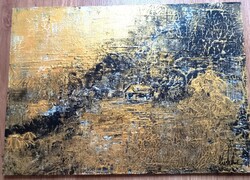 "ARANY-ESTE a hegyekben""45x32 cm,keret nélkül