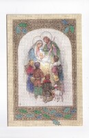 KV:48 Nagyméretű Karácsonyi vallásos szétnyítható képeslap