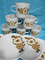 ICU mintás alföldi porcelán teások