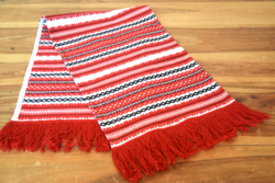 Antik Régi Népi Hagyományőrző terítő szőtt szőttes asztalterítő abrosz futó 100 x 28