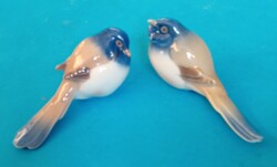 Dán Koppenhága Gröndahl porcelán madarak