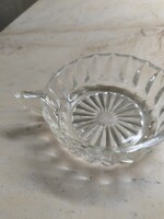 Üveg mogyogó kínáló, asztalközép kínáló eladó! 11 cm