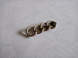 Art Deco fém sálcsat kendőcsat kitűző