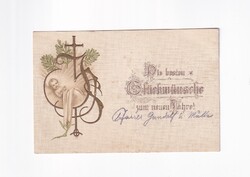 KV:44 Antik Karácsonyi vallásos képeslap