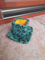 Mihály Béla mini kerámia kaspó.