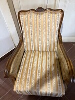 Neobarokk fotel, 2 darab, használt, de jó állapotú - külön is megvehető!