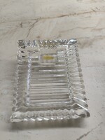 Üveg névjegykártyatartó, papírnehezék  eladó! 10 x 13 cm