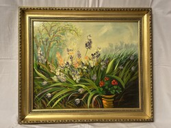 Palócz Lajos - Színes virágok